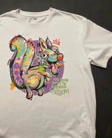 Oibel1 x Eichhörnchen | T-Shirt, weiß