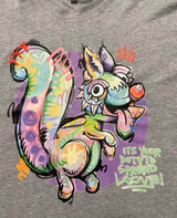 Oibel1 x Eichhörnchen | T-Shirt, grau