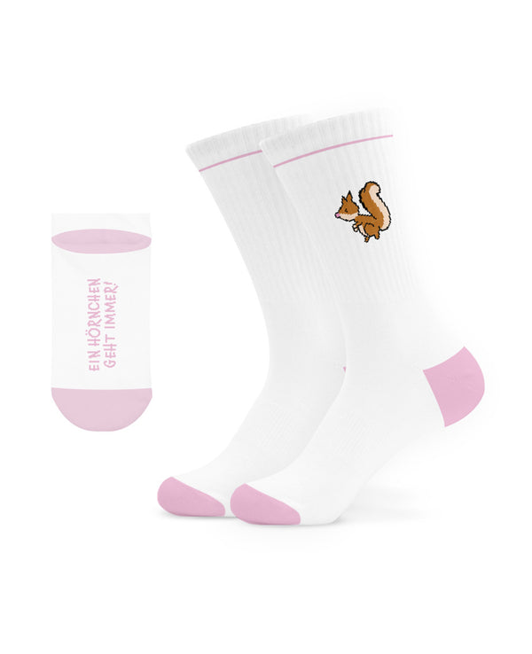 Eichhörnchen Socken - Pink